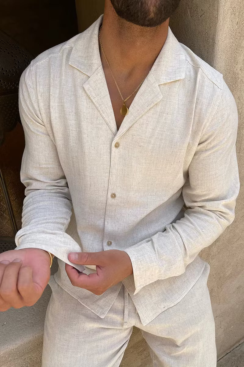 Clementine Long Sleeve Button-Down Set
