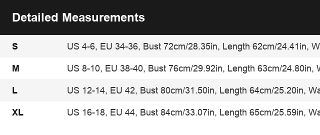 Size Guide