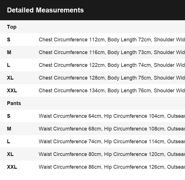 Size Guide