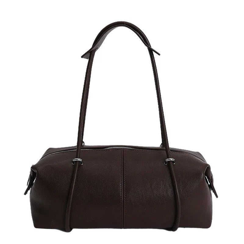 OLANE Boston Leather Pillow Shoulder Bag GreenWomen's Handbags