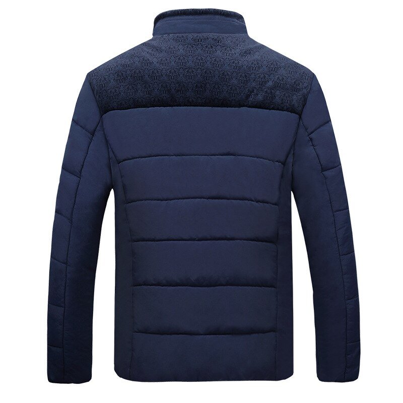 Olane Brand Thick Quilted Down Jacket BlueLMen's Jackets