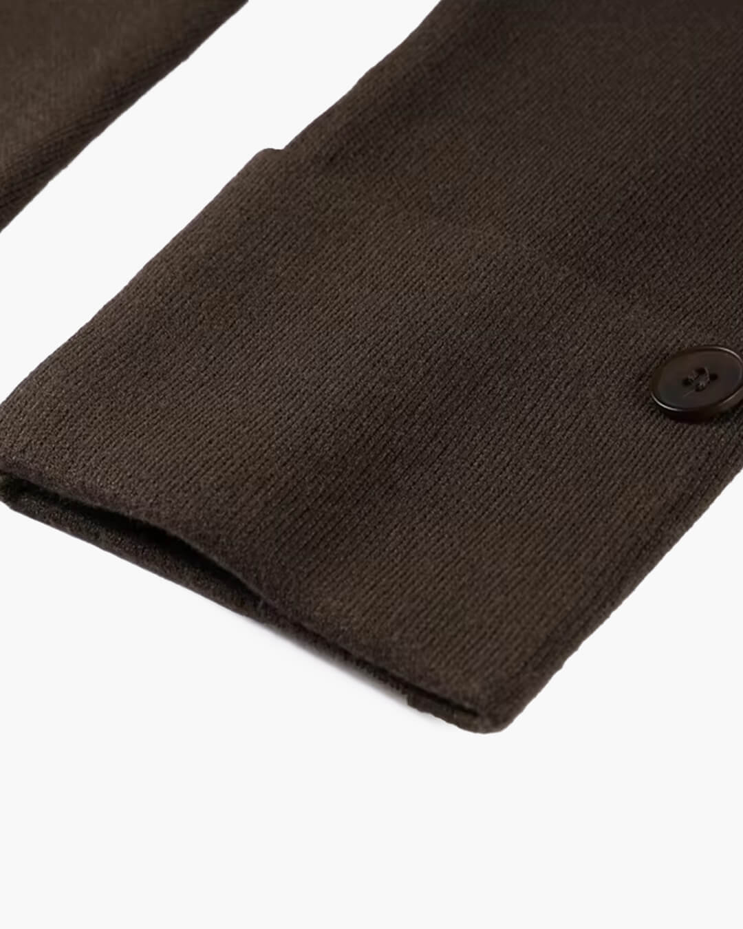 OLANE Classic V-Neck Buttoned Cardigan BrownLCardigan