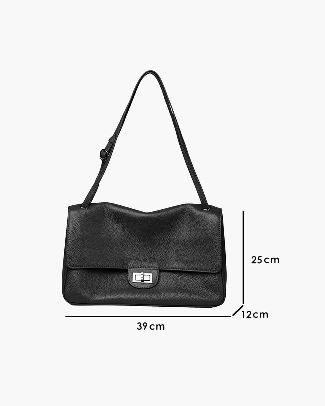 OLANE Elegant Crossbody Shopper Bag BrownBag
