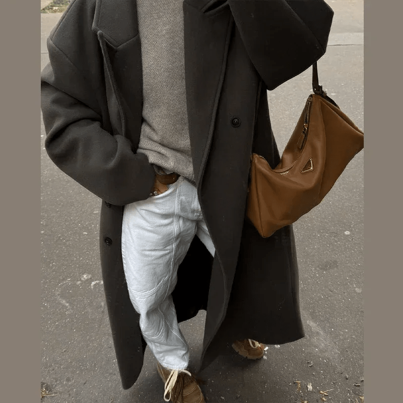 OLANE Lara Maxi Coat BrownSWomen's Coats & Jackets