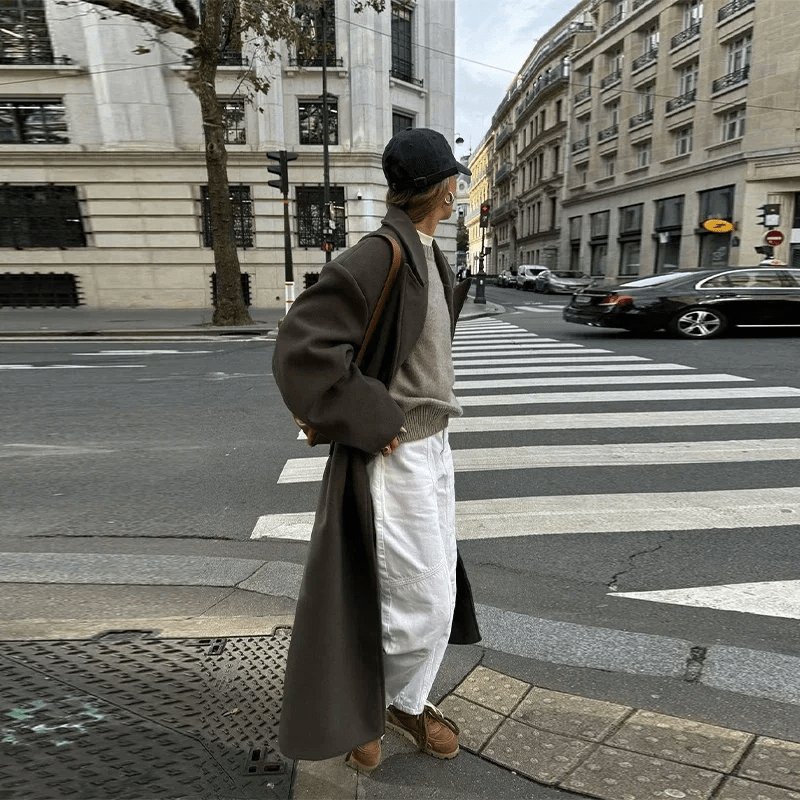 OLANE Lara Maxi Coat BrownSWomen's Coats & Jackets