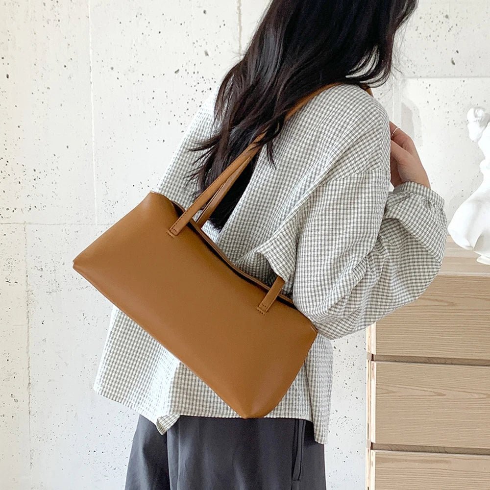 OLANE Stylish Pillow Shoulder Tote Bag BlackBag