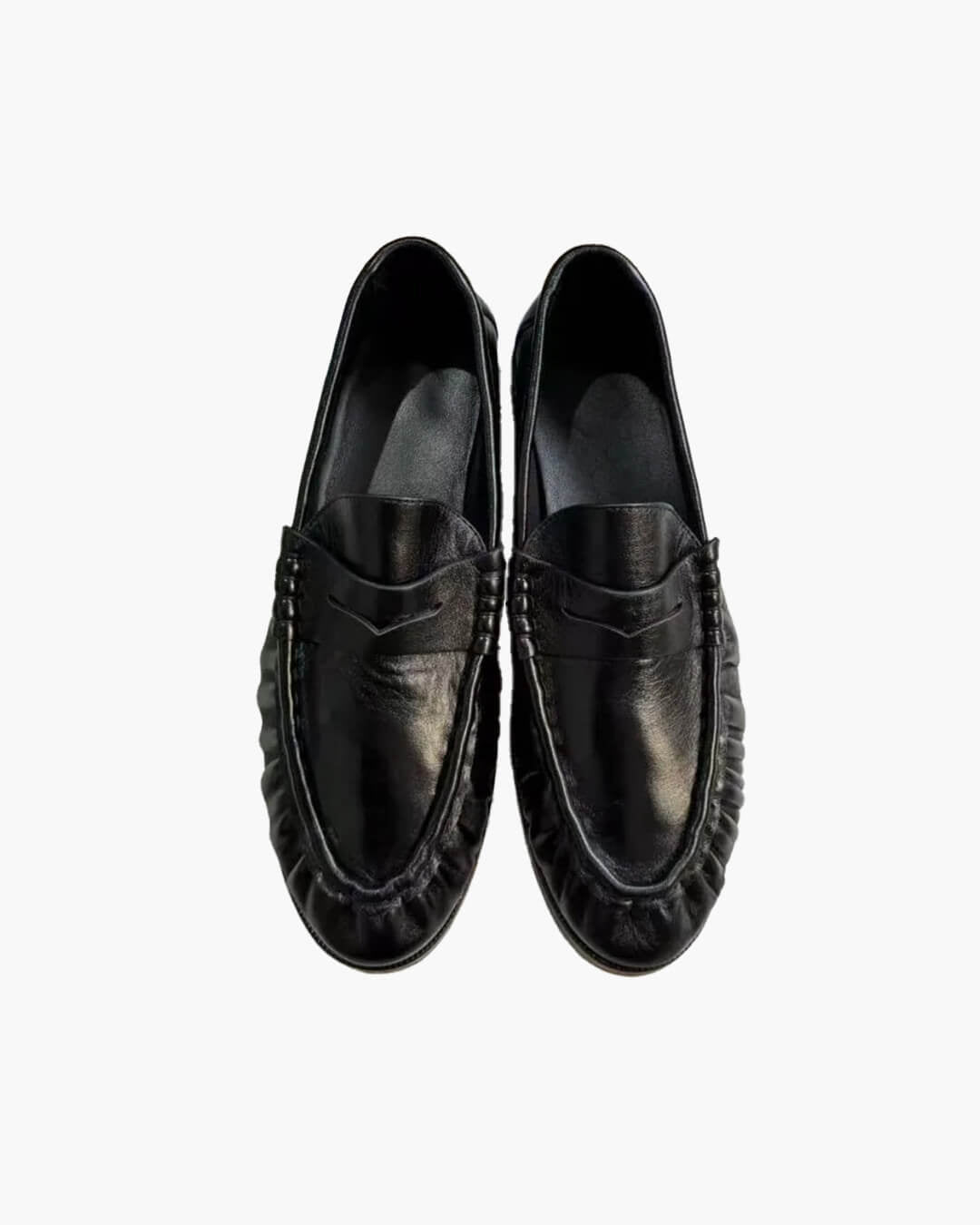 Mocassins classiques slip-on en simili cuir végétal