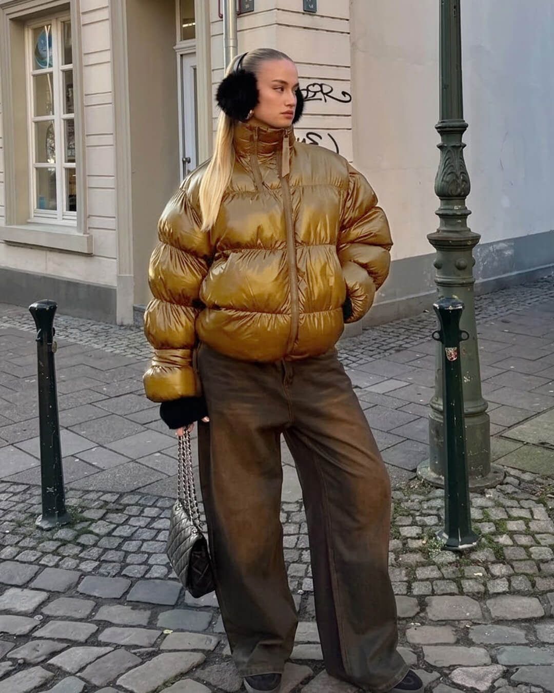 Monica Shiny Puffer Jacket