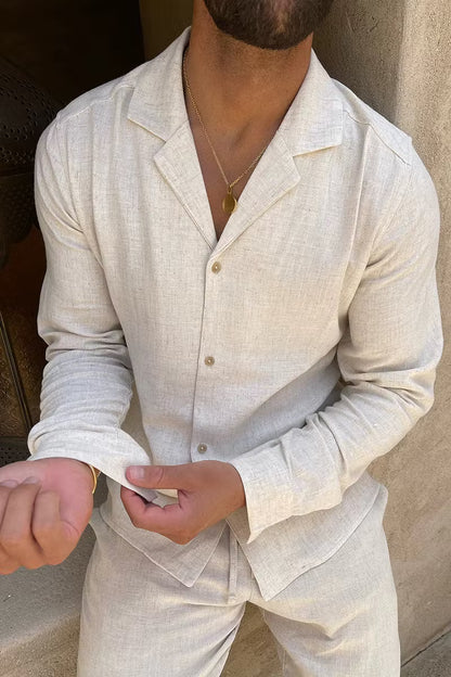 Clementine Long Sleeve Button-Down Set