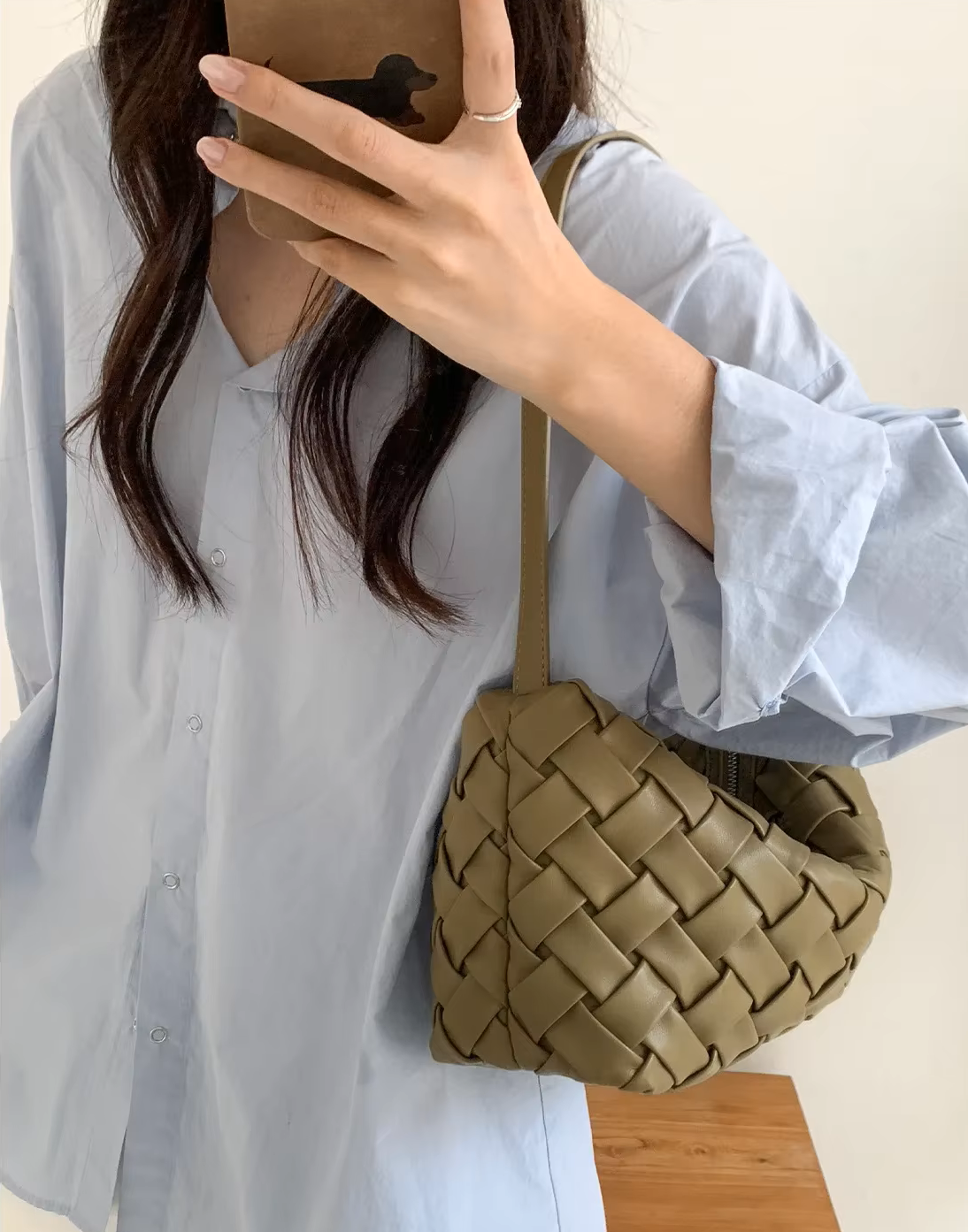 Sac bandoulière hobo minimaliste