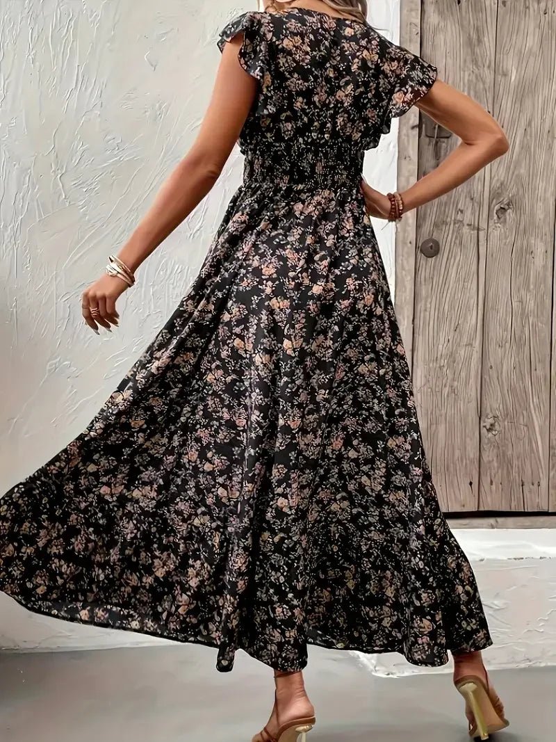 OLANE Beatrice Cute Plus Size Summer Dress Black4XLWomen's Dresses