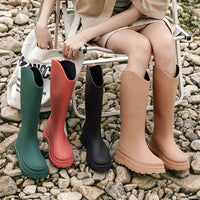 Knee-High Waterproof Rain Boots