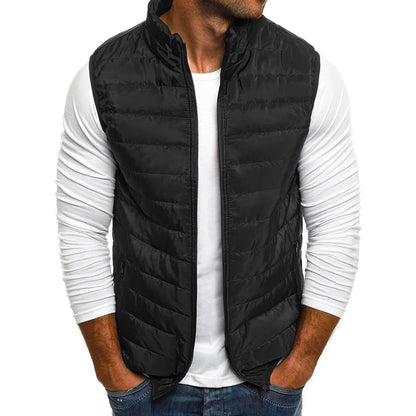 Olane Brand Padded Puffer Vest BlackMVests