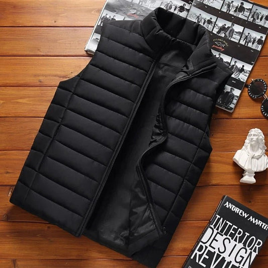 Olane Brand Padded Puffer Vest BlackMVests
