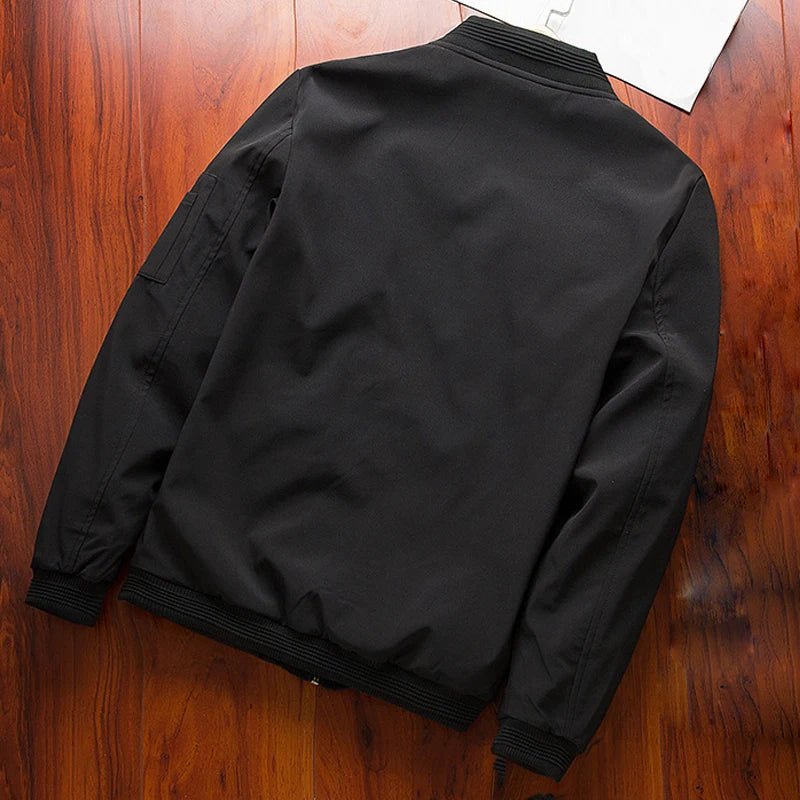 Olane Brand Slim Fit Thin Bomber Jacket Burgundy4XLBomber Jackets