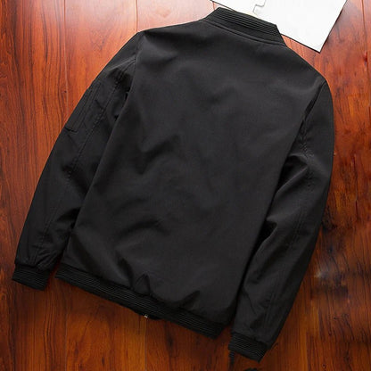 Olane Brand Slim Fit Thin Bomber Jacket Burgundy4XLBomber Jackets