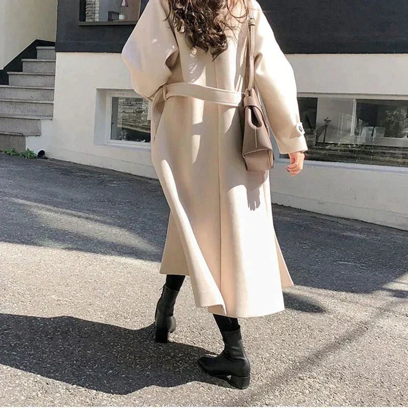 Olane Brand Waterproof Long Puffer Coat CremeSCoats