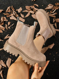 Ahliya Waterproof Suede Leather Boots