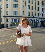 Adira Puff Sleeve Babydoll Dress