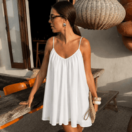 Helen Spaghetti Strap Flowy Mini Dress