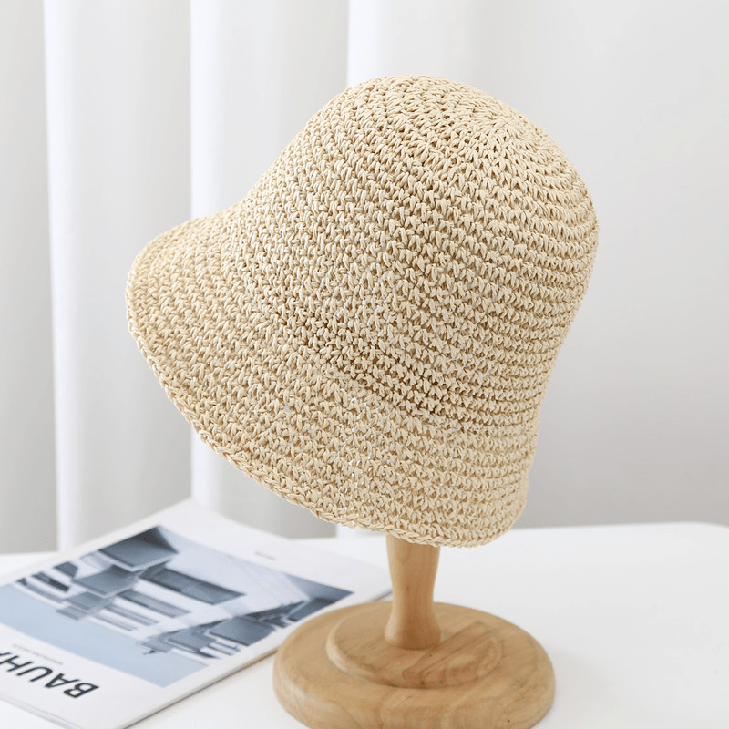 OLANE Classic Bucket Hat Sun Protection BeigeWomen's Accessories