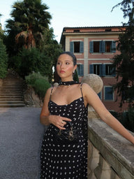 Nora Polka Dot Maxi Dress