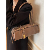 Sac épaule classique en cuir vegan