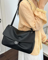 Sac bandoulière en simili cuir à rabat avec boucle élégant