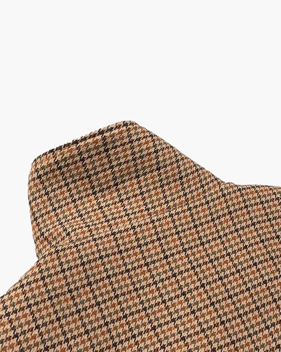 OLANE Funnel Neck Houndstooth Short Jacket MWomen's Coats & Jackets