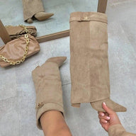High Leather Boots