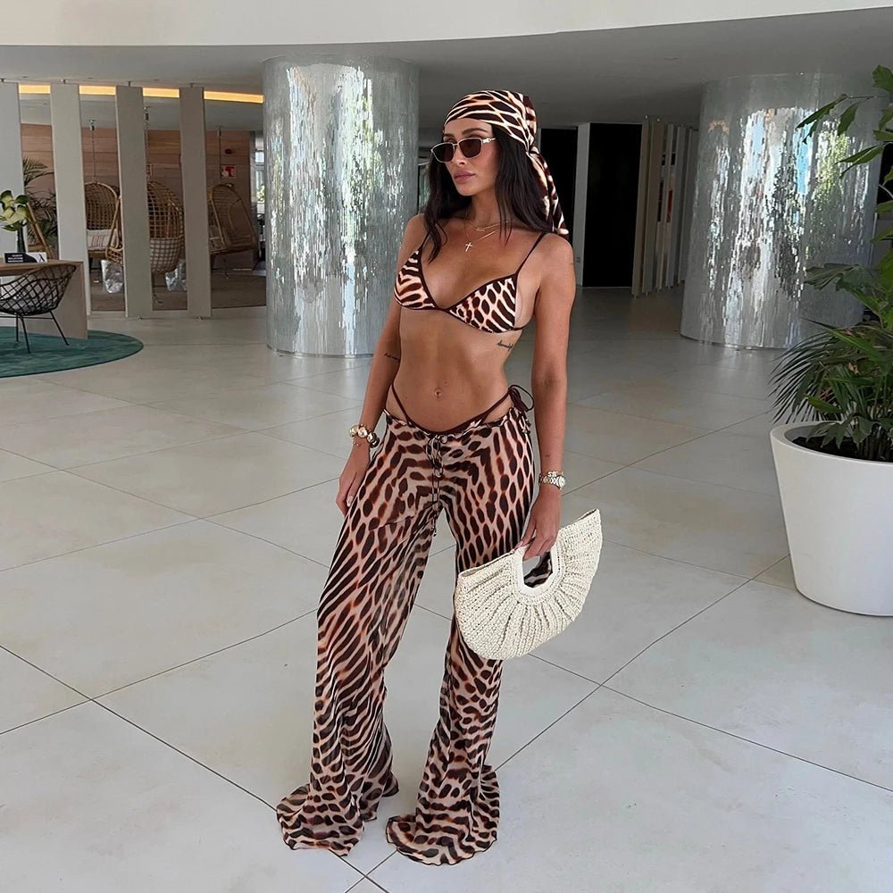 OLANE Helena Sheer Cover-Up Set LWomen's Sets