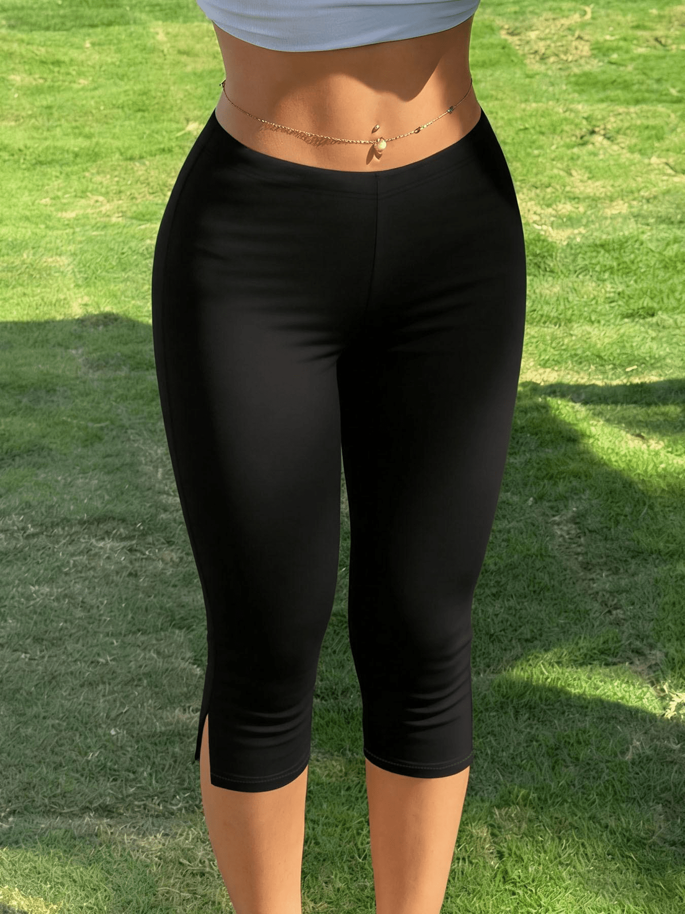 OLANE Myla Capri Leggings BlackSWomen's Bottoms