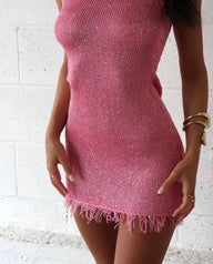 Rachel Mini Robe Bodycon à Franges