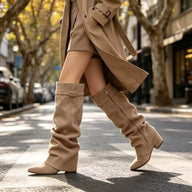 Bottes Hautes Slouch Effet Daim
