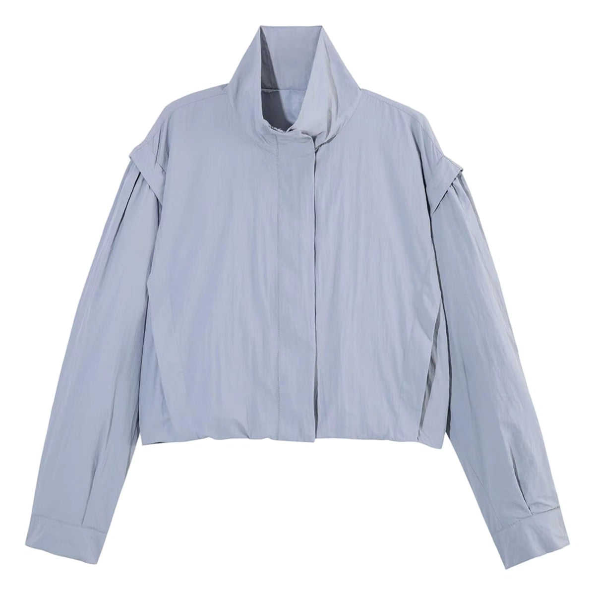 OLANE Stylish Cropped Windbreaker Jacket CremeXSWomen's Coats & Jackets