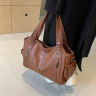 Sac d’épaule en cuir synthétique stylé