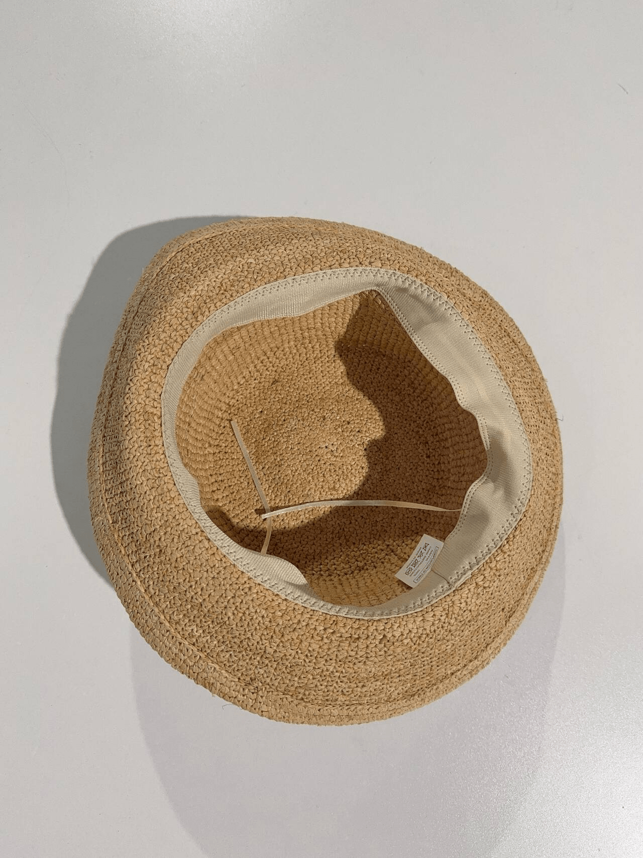OLANE Wide-Brim Raffia Bucket Hat Light Beige56-58 cmWomen's Accessories