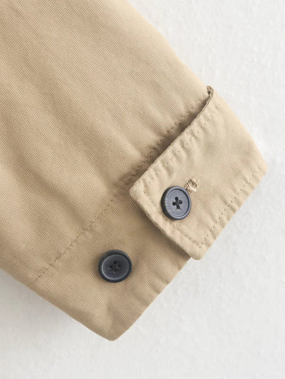 Vintage Long Utility Canvas Jacket