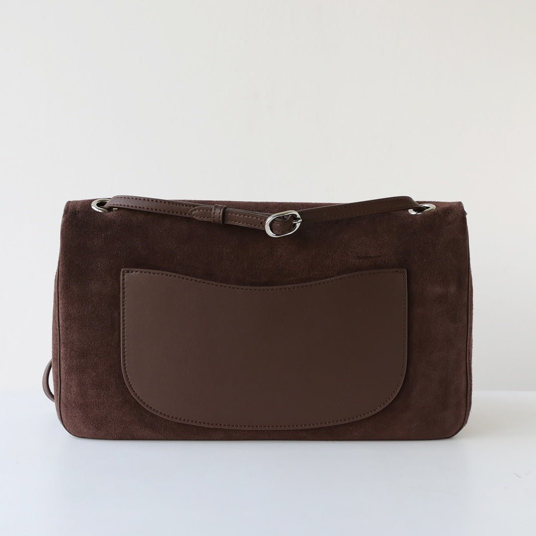 Sac fourre-tout rétro en cuir bovin givré