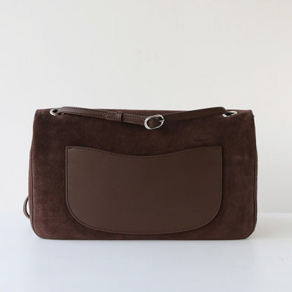 Sac fourre-tout rétro en cuir bovin givré