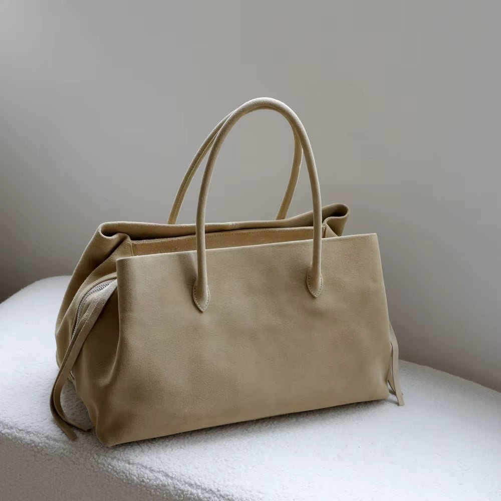 Multi-Compartment Shoulder Tote Bag