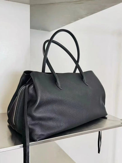 Multi-Compartment Shoulder Tote Bag