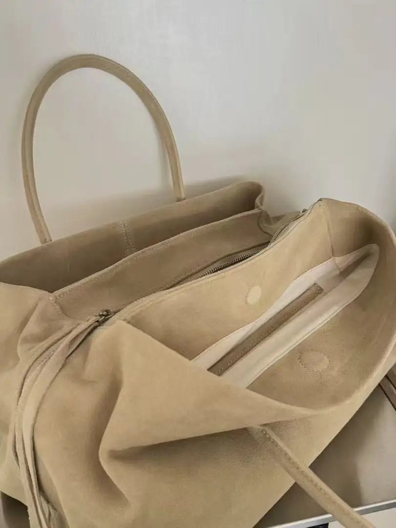 Multi-Compartment Shoulder Tote Bag