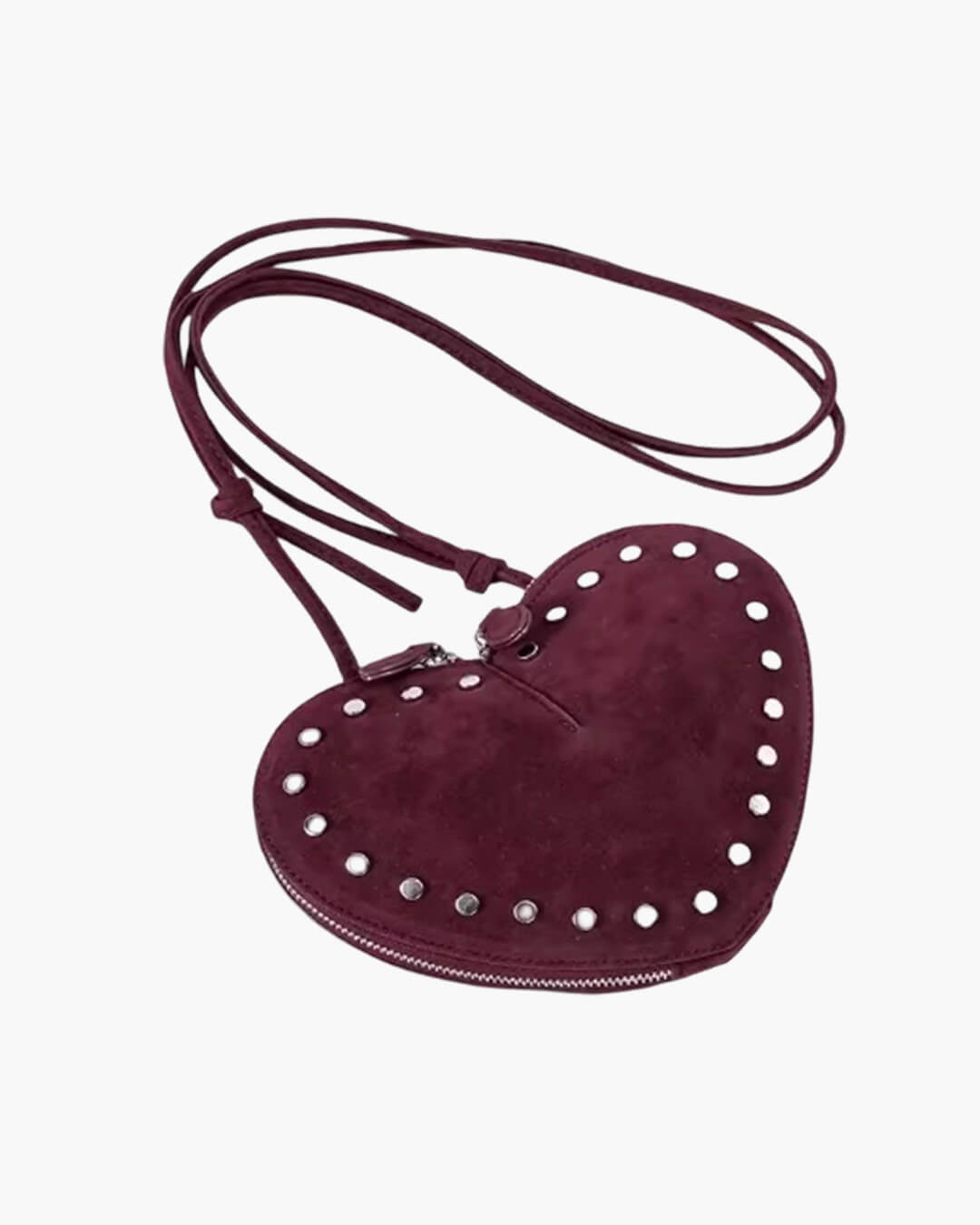 Sac bandoulière vintage en suédine synthétique