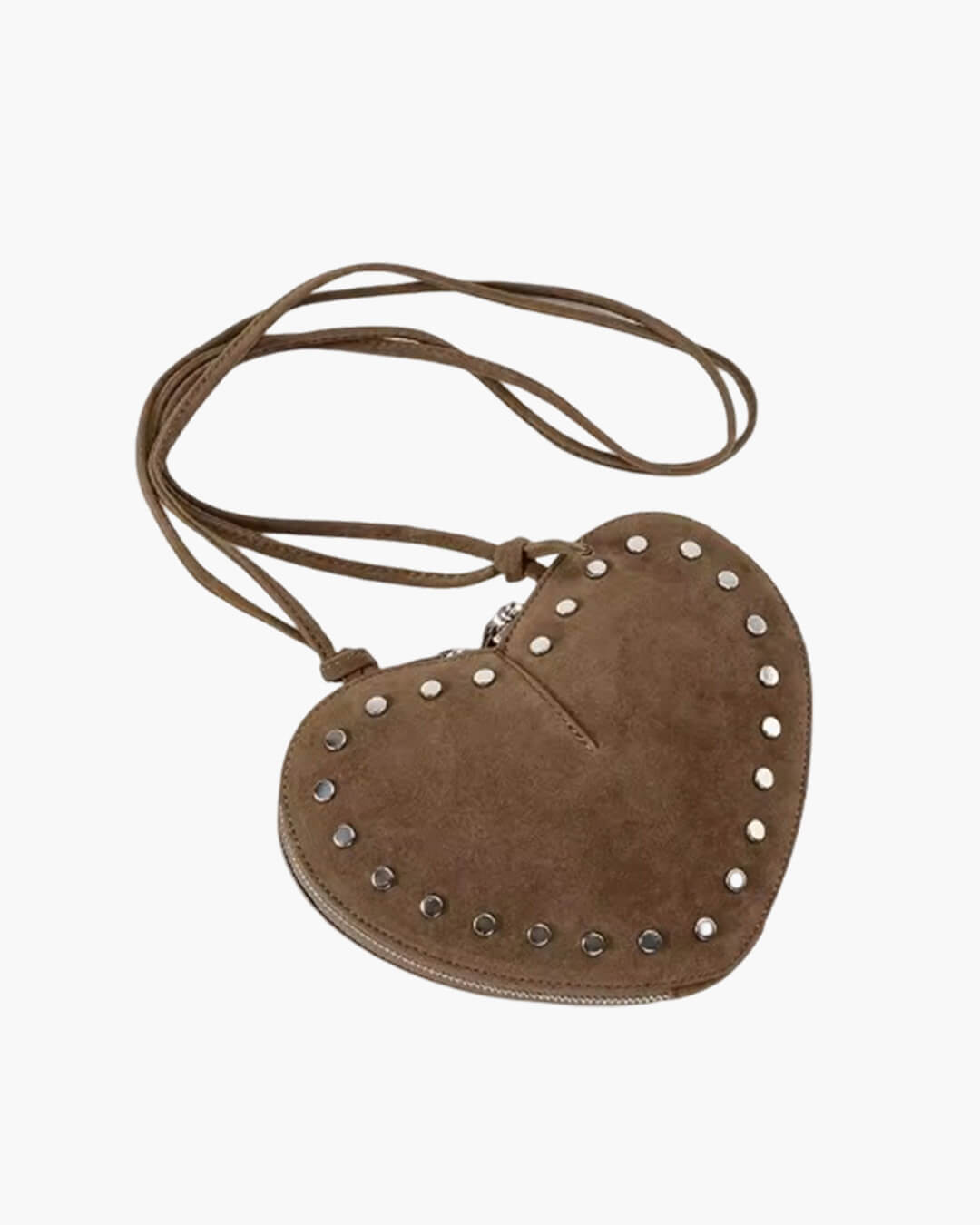 Sac bandoulière vintage en suédine synthétique
