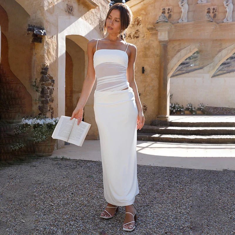Elegant Two-Piece Crop Dress Set