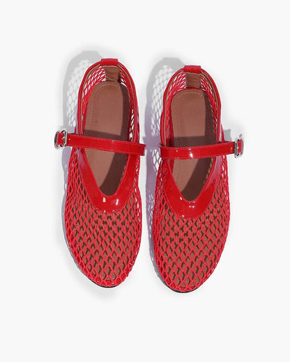 Evangeline Mesh Ballet Flats