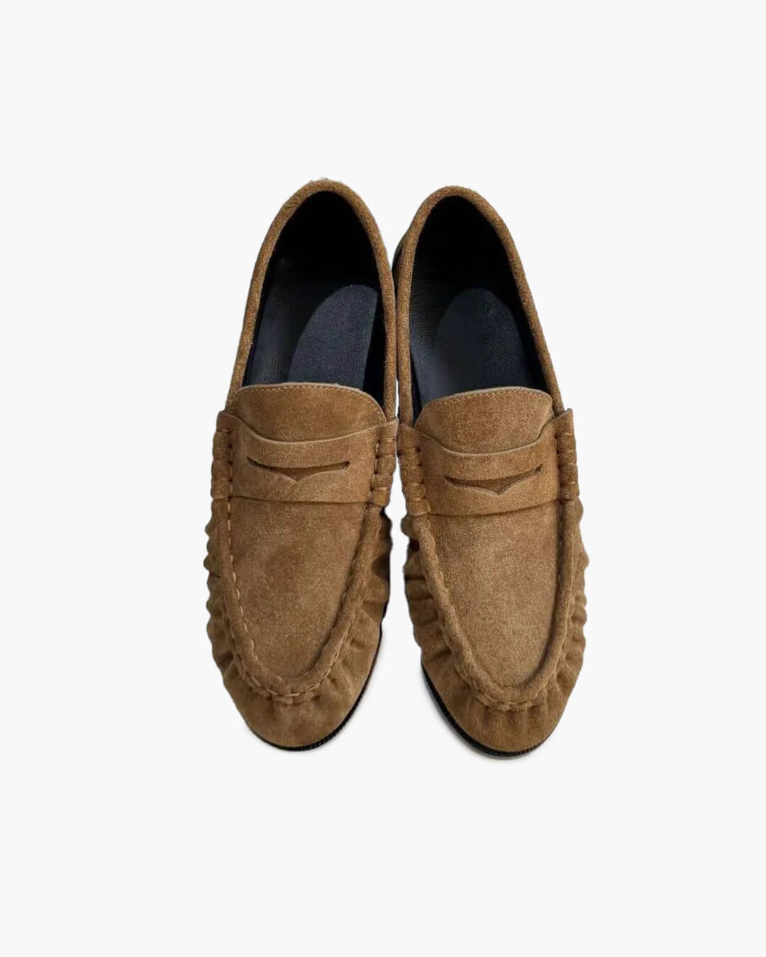 Mocassins classiques slip-on en simili cuir végétal