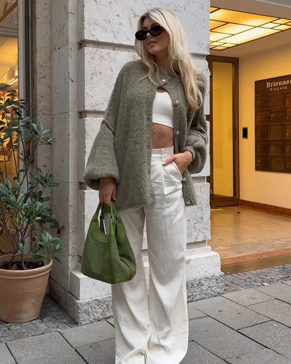 Stylish Long Oversized Cardigan