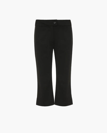 Zofia Black Capri Pants